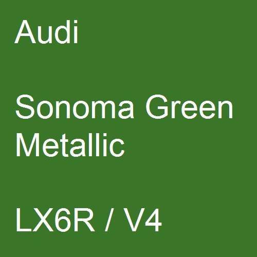 Audi, Sonoma Green Metallic, LX6R / V4.